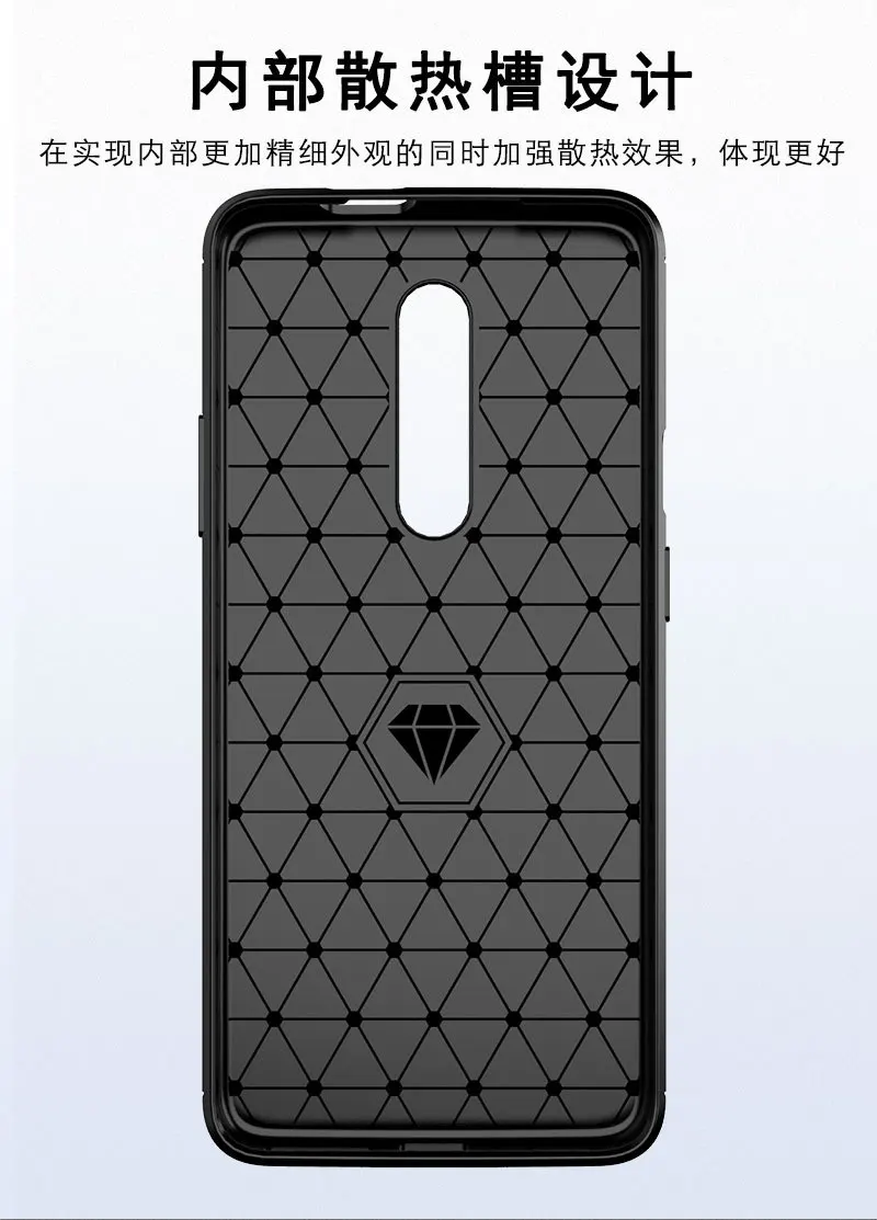Original Oneplus 7 pro case Personalized oneplus Case Black silicon Wire drawing pattern cover for |