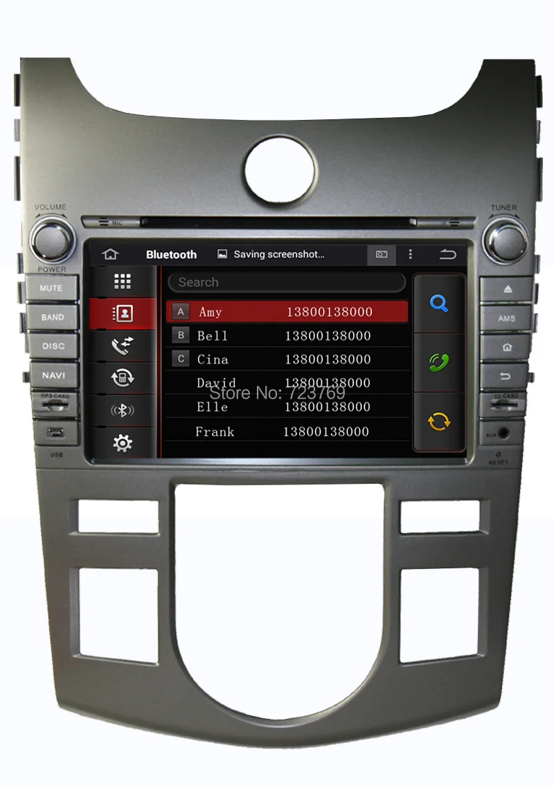 Чистый Android 4.4.4 автомобильный DVD GPS навигатор для KIA CERATO/FORTE (автоматический) (2008