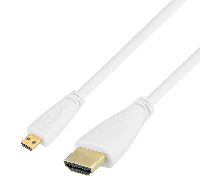 Micro HDMI (тип D) A) позолоченный (высокая скорость) кабель 2 0 A Real 3D и поддержка