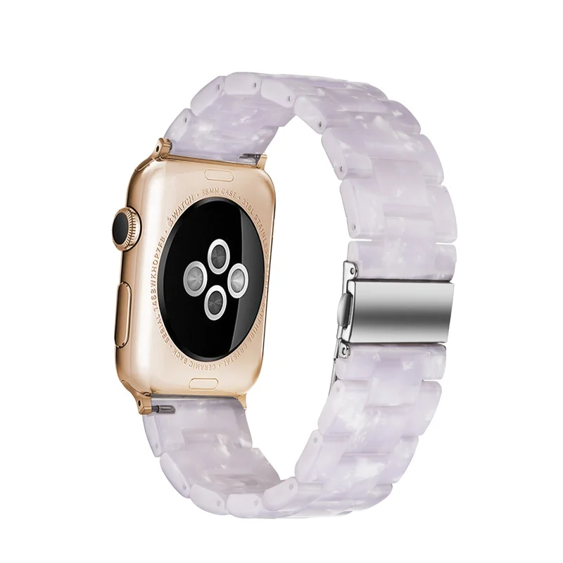 38/40/42/44 мм Модный повседневный ремешок для Apple Watch серии 3 2 1 браслет iWatch полимерный