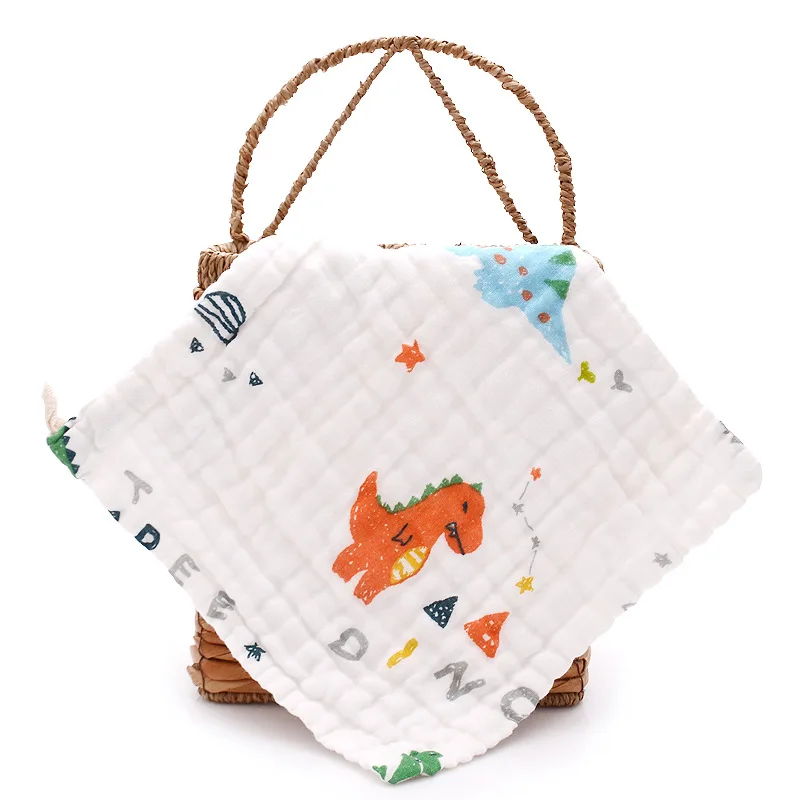 5 шт высокой плотности шестиэтажное моющее газовое слюнявчик полотенца для лица