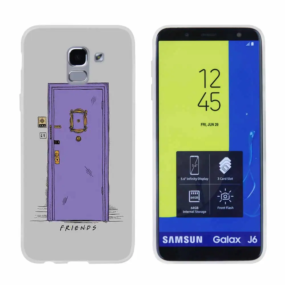 Pattern04 Кофейня Кофе из телесериала «Друзья для чехол для телефона samsung Galaxy j6 J8 J7 J5 J3 J4 Plus J610 Prime Мягкий силиконовый чехол - Цвет: Pattern04