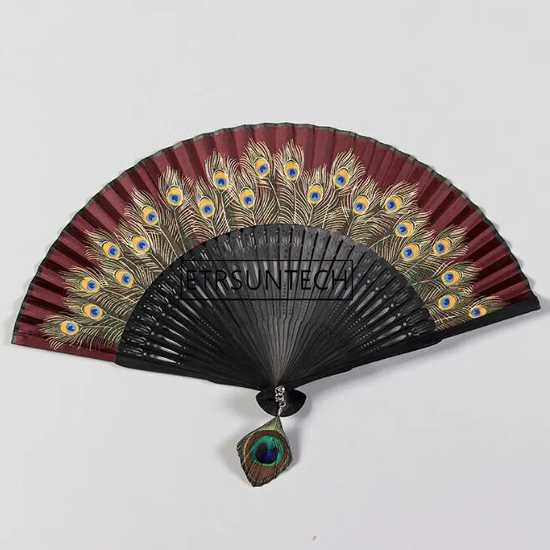 30 шт. Женский веер для танцев из бамбука | Дом и сад