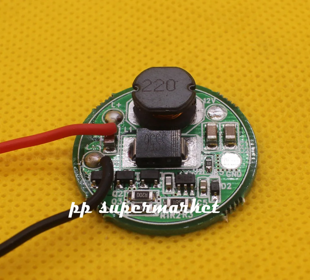 Светодиодный драйвер Cree XHP50 однорежимный выход постоянного тока 6 в входная лампа