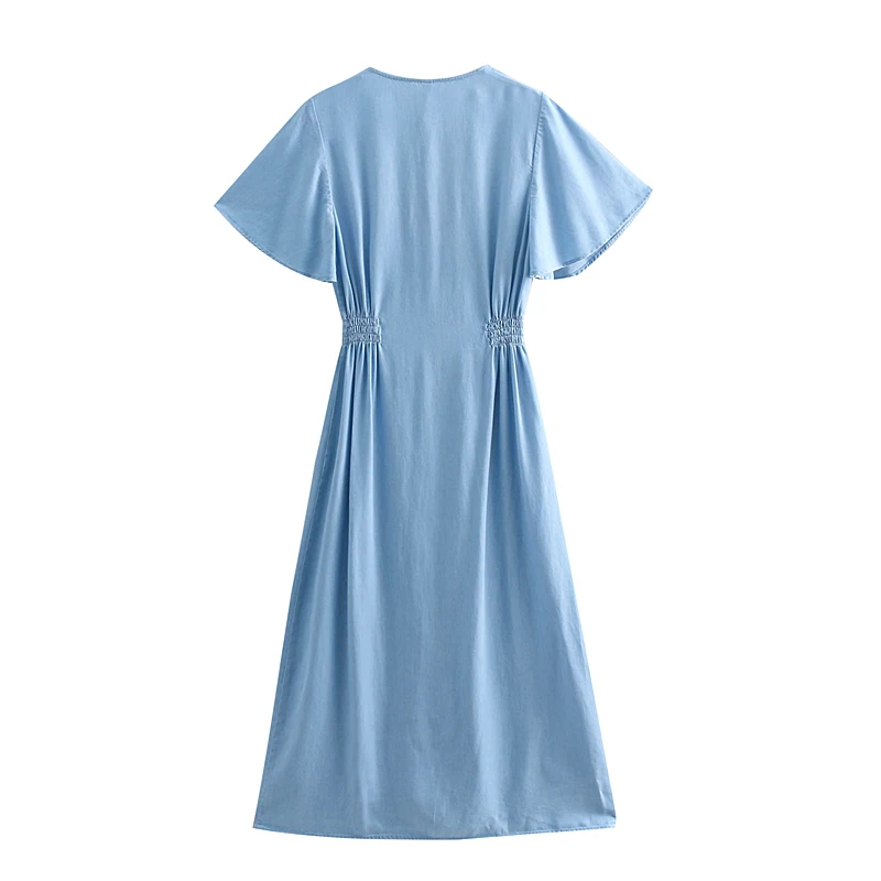 Платье HeyDress женское повседневное с коротким рукавом-бабочкой | Женская одежда
