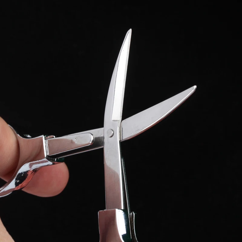 

Небольшие портативные ножницы для резки хлопка, ножницы для шитья, складные ножницы из нержавеющей стали для пользователей электронных сиг...