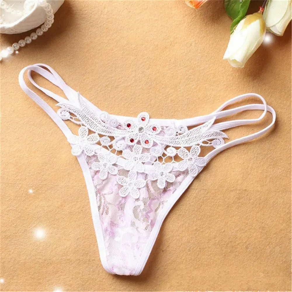 1 шт. женские хлопковые трусики стринги с цветочным принтом|lingerie underwear|panties briefsthong