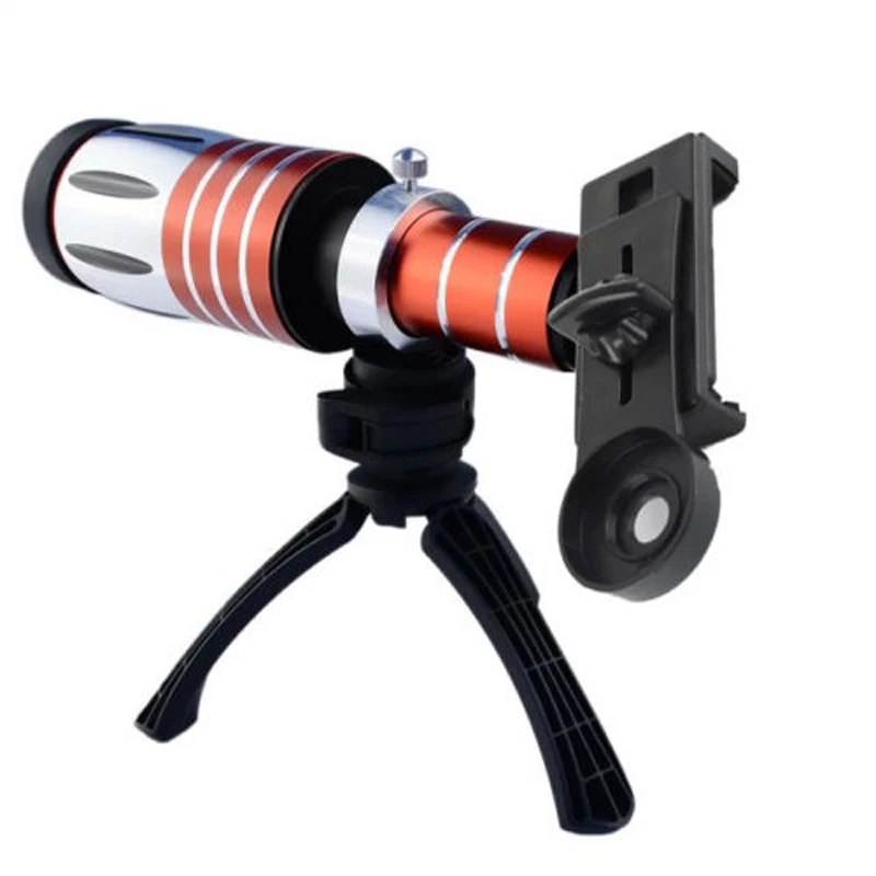 Изумительный Универсальный алюминиевый оптический зум телескоп 50X для телефото
