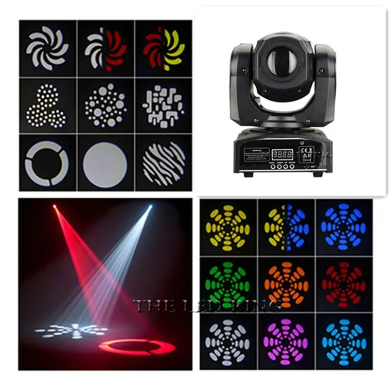 Горячая Распродажа мини точечный 60 Вт светодиодный движущийся головной