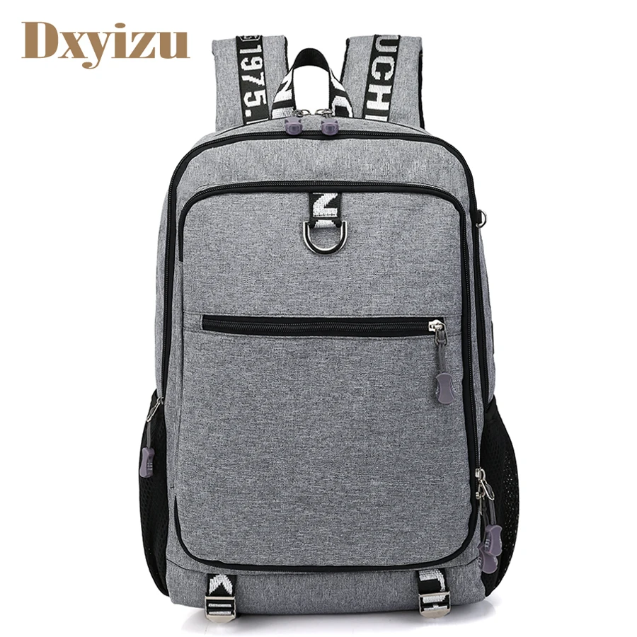 

Preppy Style Usb Charge Multifunction Backpack Mochila Men School Bag Laptop Bag Travel Large Capacity College Student Backpacks