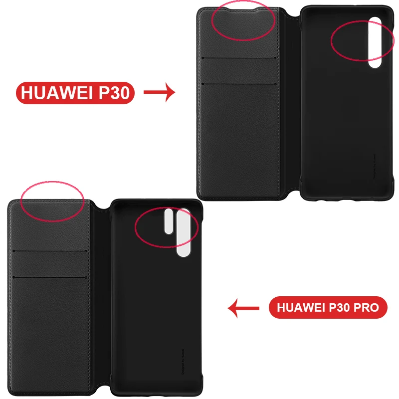 Оригинальный чехол кошелек для Huawei P30 pro Роскошный деловой Чехол книжка с