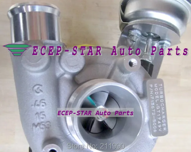Турбокомпрессор GT1749V 713673-5006S 713673 для Audi A3 Galaxy Golf Skoda Octavia 2000-AUY ASV 1.9L TDI | Автомобили и
