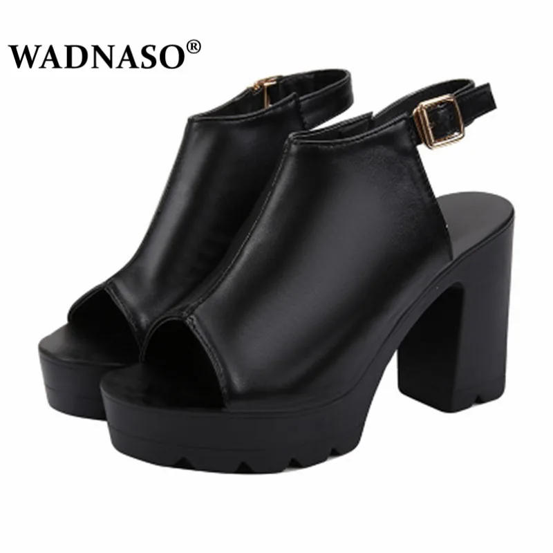 Женские босоножки на высоком каблуке с ремешком пятке|Боссоножки и сандалии| |