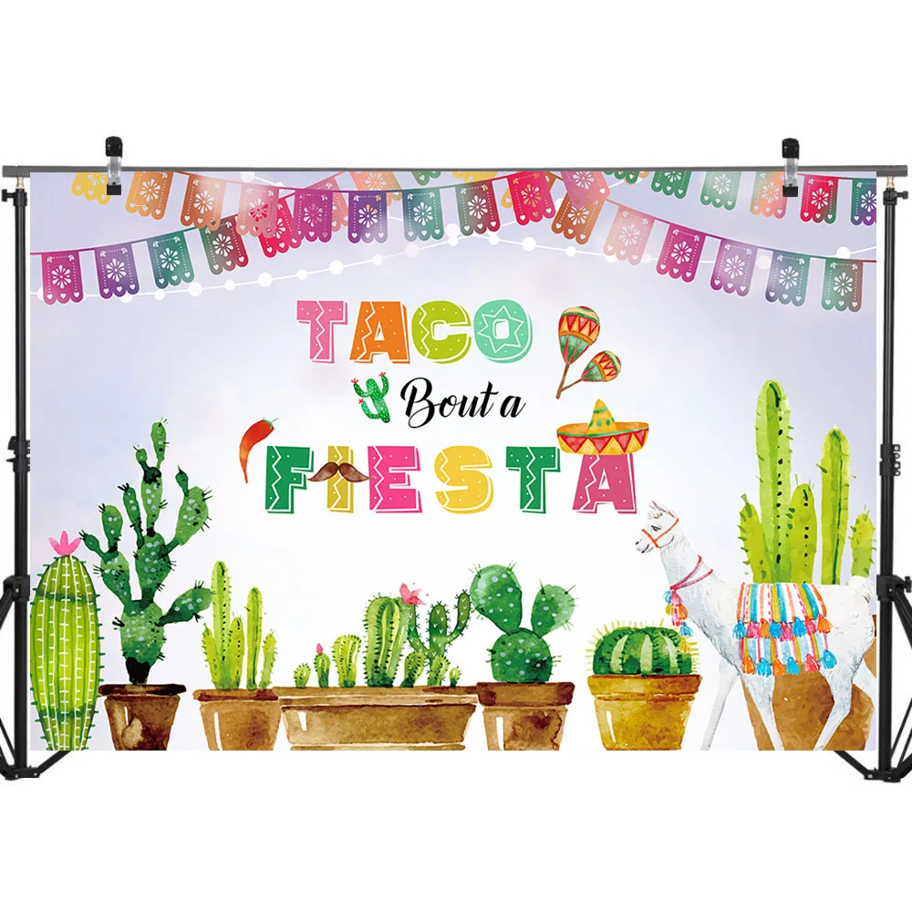 Мексика фиеста Taco бой в Fiesta вечерние фон для фотосъемки с изображением платье со