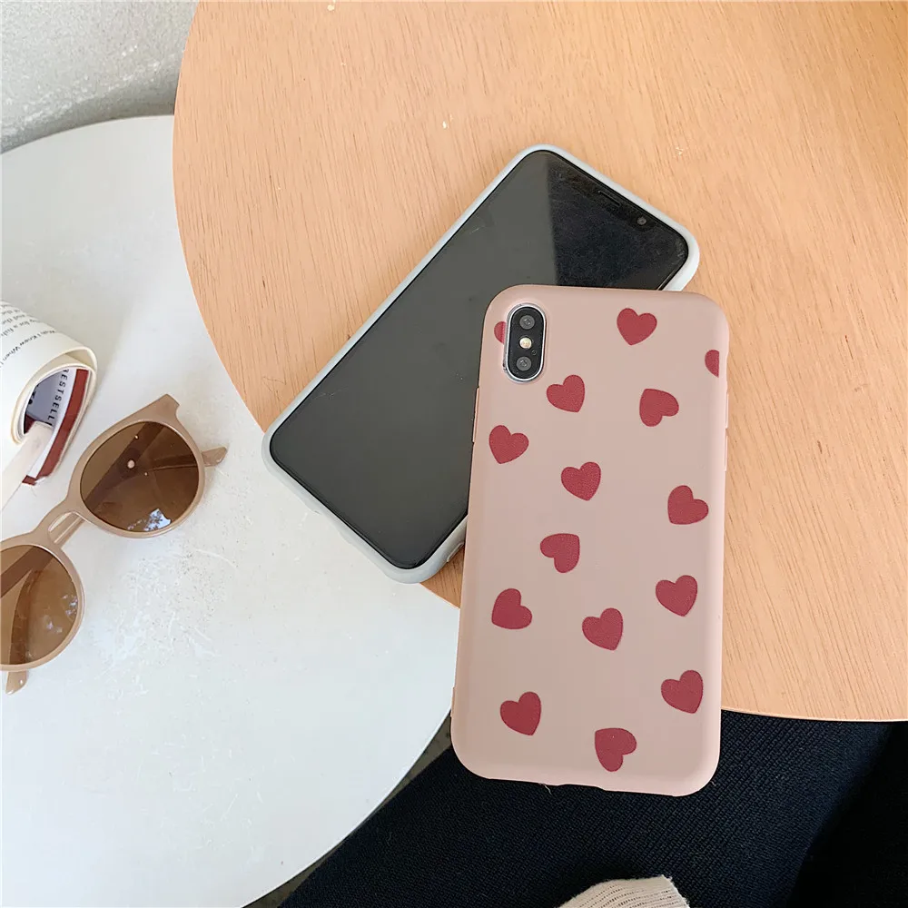 Мягкий чехол для телефона с милым мультяшным медведем и сердечком huawei P20 P10 P30 mate 10