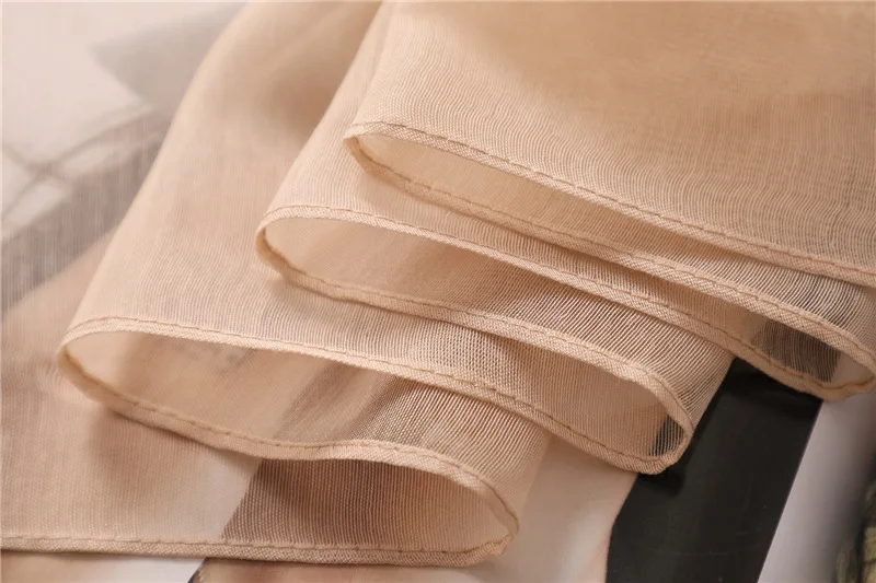 Весенне-летний дизайнерский брендовый шелковый шарф для женщин, цветочные тонкие шали и палантины, женский шарф, бандана, платок, эчарп