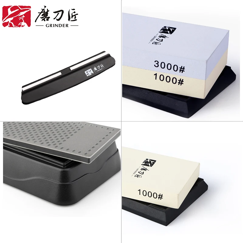 TAIDEA 1000#3000/1000#360#/600# whetstone 3pcs-1-набор корунда и алмазное Точило двухстороннее whetstone пакет