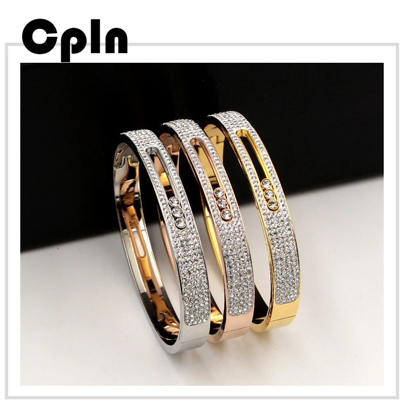 Cpln 2019 новый тренд модные титановые стальные браслеты для женщин и мужчин съемные