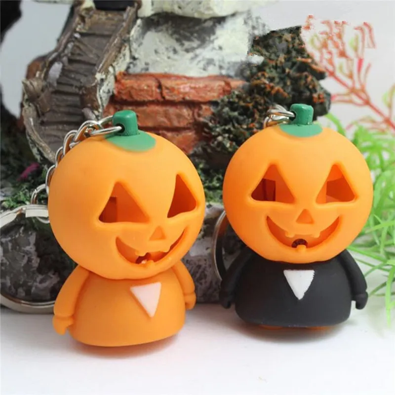 Хэллоуин брелок призрак в форме сердца с светодиодный & звуковое излучение ужас