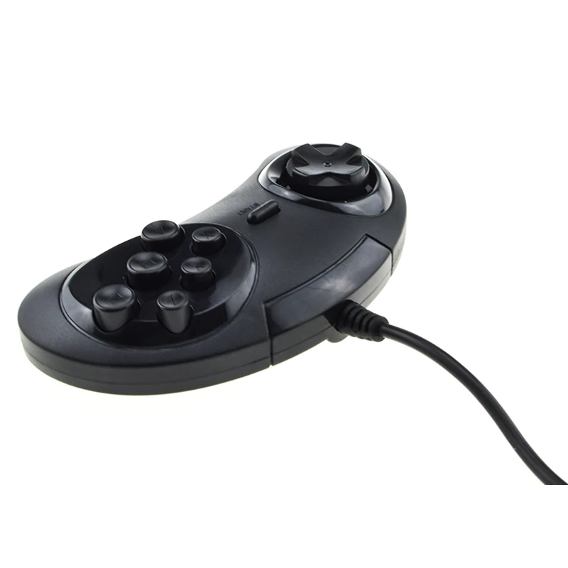 Горячая Распродажа для USB SEGA классический проводной 6 кнопок геймпад игровой
