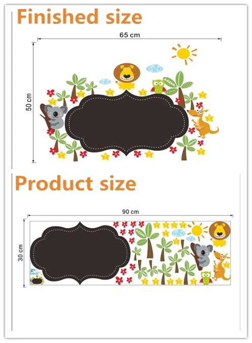 ZYPA-042S-NN 9 различных наклеек на доску, совпадающих с мелом, ПВХ стикер на стену для детской комнаты, гостиной, спальни, кухни, офиса, домашнего декора, принадлежности - Цвет: ZYPA-042S-NN
