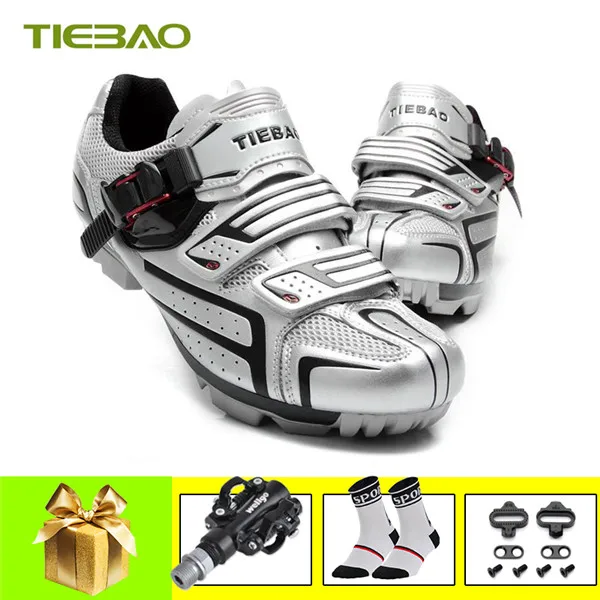 pedals for 1268 S Tiebao/Обувь для велоспорта, mtb, педали, обувь для езды на велосипеде, chaussures vtt homme, самозакрывающаяся дышащая обувь для горного велосипеда, кроссовки - Цвет: pedals for 1268 S