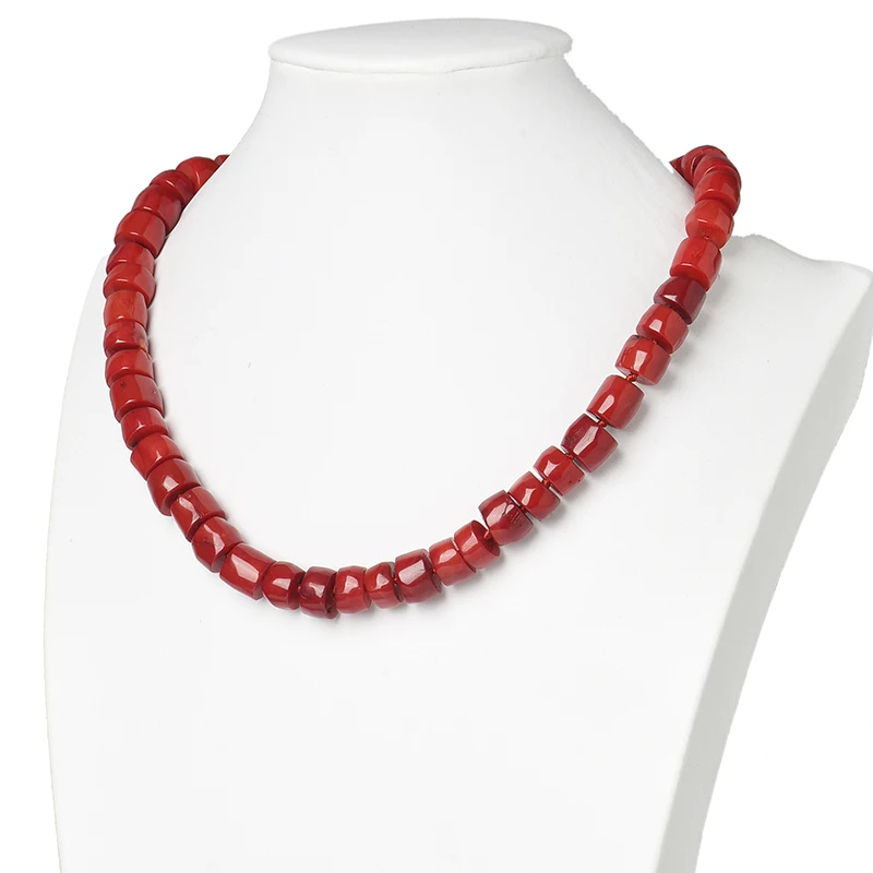 Аномальные цилиндрические бусины со светло красным и желтым мешочком на заказ 11*8