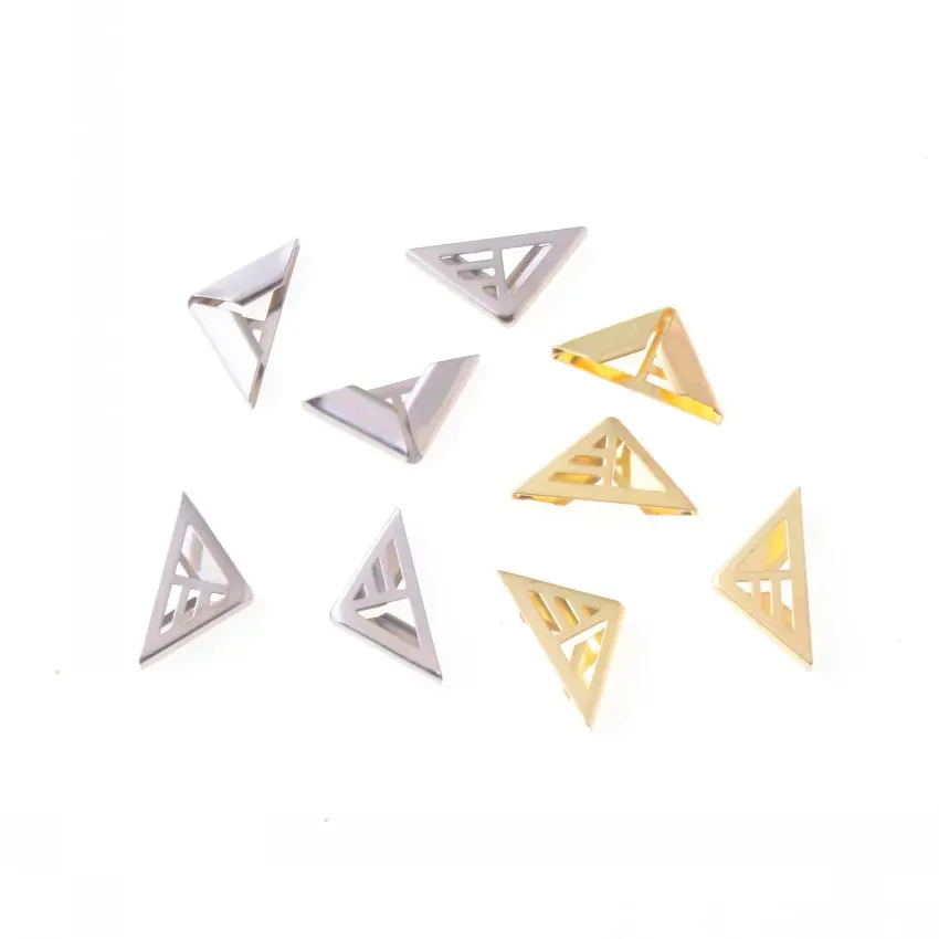 50 шт. Альбомы для скрапбукинга серебристого цвета меню папки Угловые протекторы