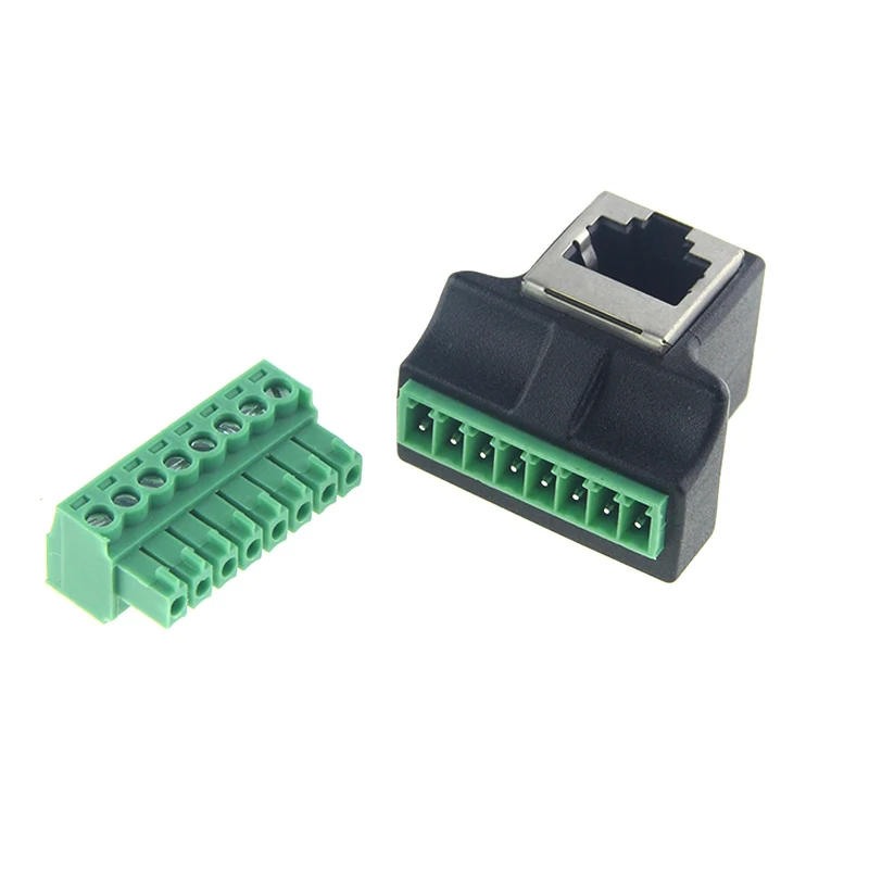 5 шт. вертикальные переходники RJ45 на 8 контактов|Соединители| |
