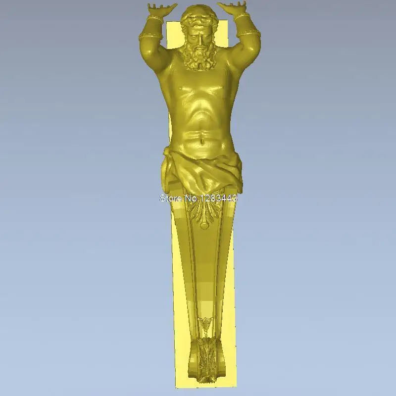 

Высококачественная новая 3D модель для украшения 3D мебели с ЧПУ, 3D резная фигура, скульптурный станок в STL пилке Decor_93