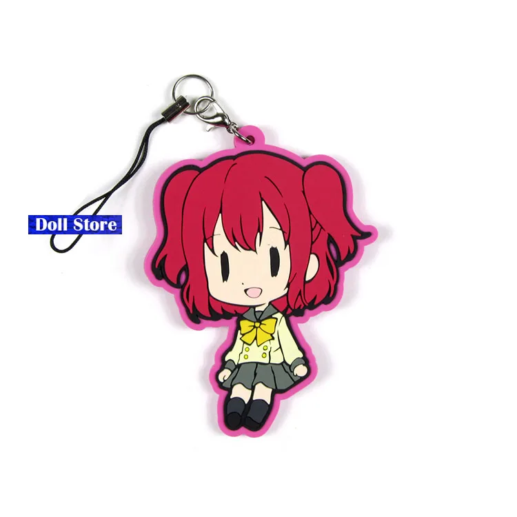 Брелок для ключей из аниме Love Live резиновый ремешок с подвеской телефона D225 Нико