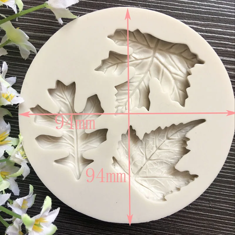 Новинка diy Форма кленового листа силиконовая форма для шоколада помадка торт