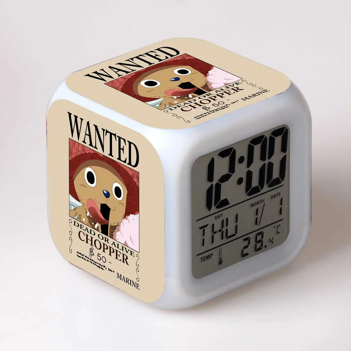 24 Цельный мультяшный будильник детские игрушки Led reloj будильник, цифровой Электронные часы с будильником Пробуждение свет стол reveil wekker - Цвет: 24