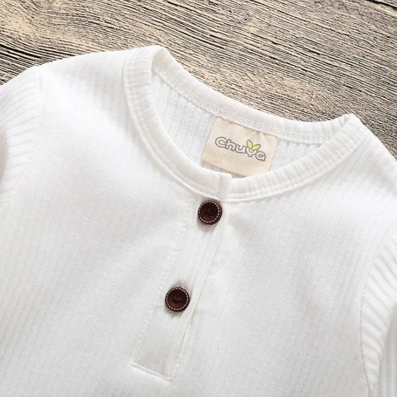 Комбинезон с длинными рукавами для новорожденных 100% хлопок летняя одежда детей |