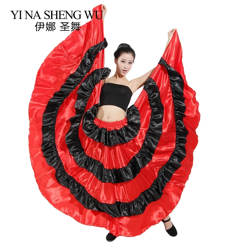 1 шт. женские костюмы для танца живота испанский бой быков танцевальная юбка