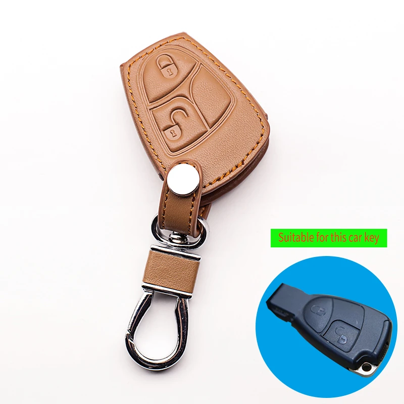 Чехол для автомобильного ключа Mercedes Benz W124 W202 W203 W210 W211 W204|key case for car|2 buttonbutton car key |