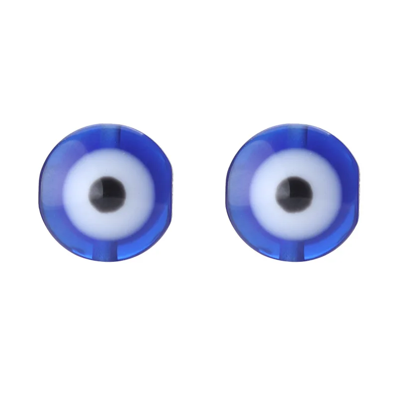 Lucky Eye 50 шт. Цветные Круглый зловещий глаз полимерные бусины разделители для