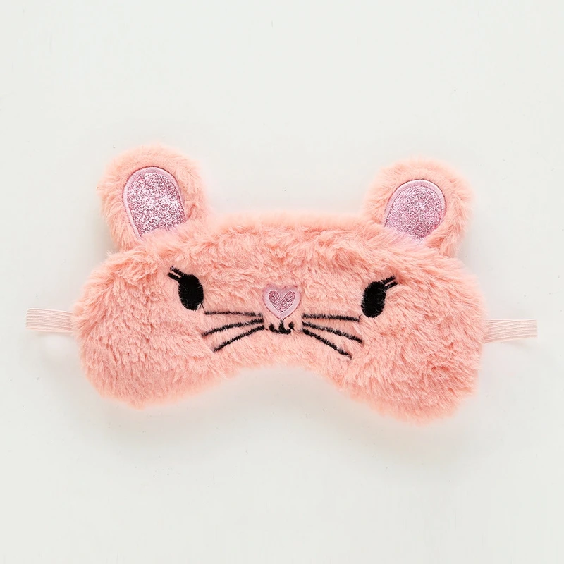 Маска глаза панды Kawaii милая плюшевая маска для глаз игрушка для девочек подходит для путешествий домашние вечерние подарки плюшевая Помощь сон блокирующий светильник игрушка игра