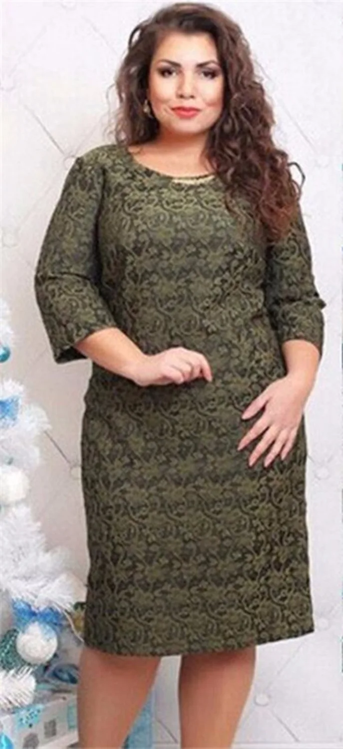 2016 Горячей Продажи Женщин Платье 1 шт./лот Зеленый Колен Работа Карандаша Vestiti