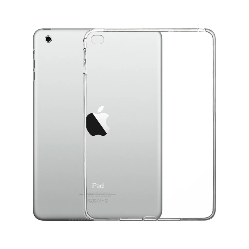 Чехол для планшетов Apple iPad mini 4 Mini4 ультратонкий прозрачный силиконовый Мягкий