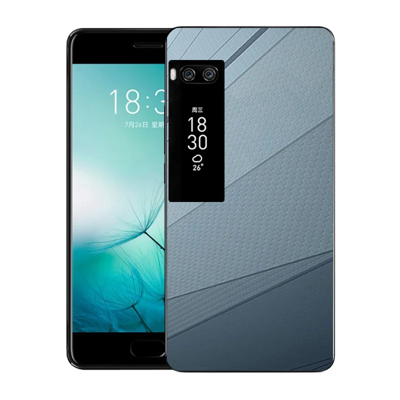 Чехол для Meizu Pro 7 квадратный Мягкий Силиконовый ТПУ прозрачный чехол накладка