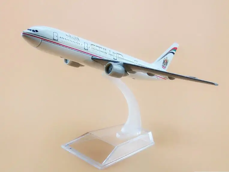 Модель самолета B777 Etihad дыхательные пути 16 см Размер 1:400 металлическая модель для