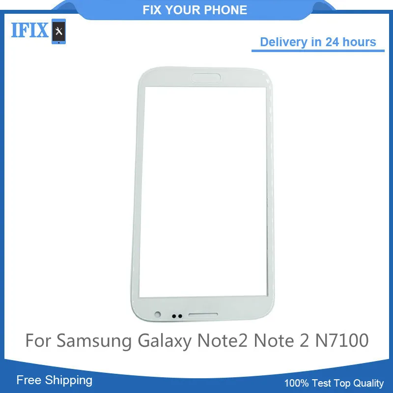 Для Samsung Galaxy Note2 Note 2 N7100 Передняя стеклянная линза сенсорный ЖК экран сменная