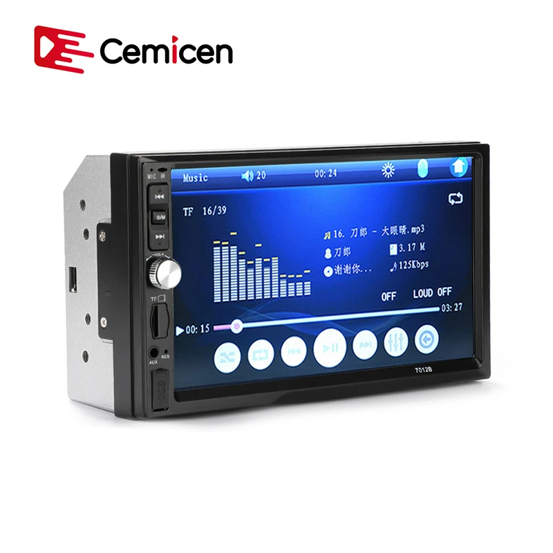 Автомагнитола Cemicen автомобильная стерео-система с поддержкой Bluetooth FM USB