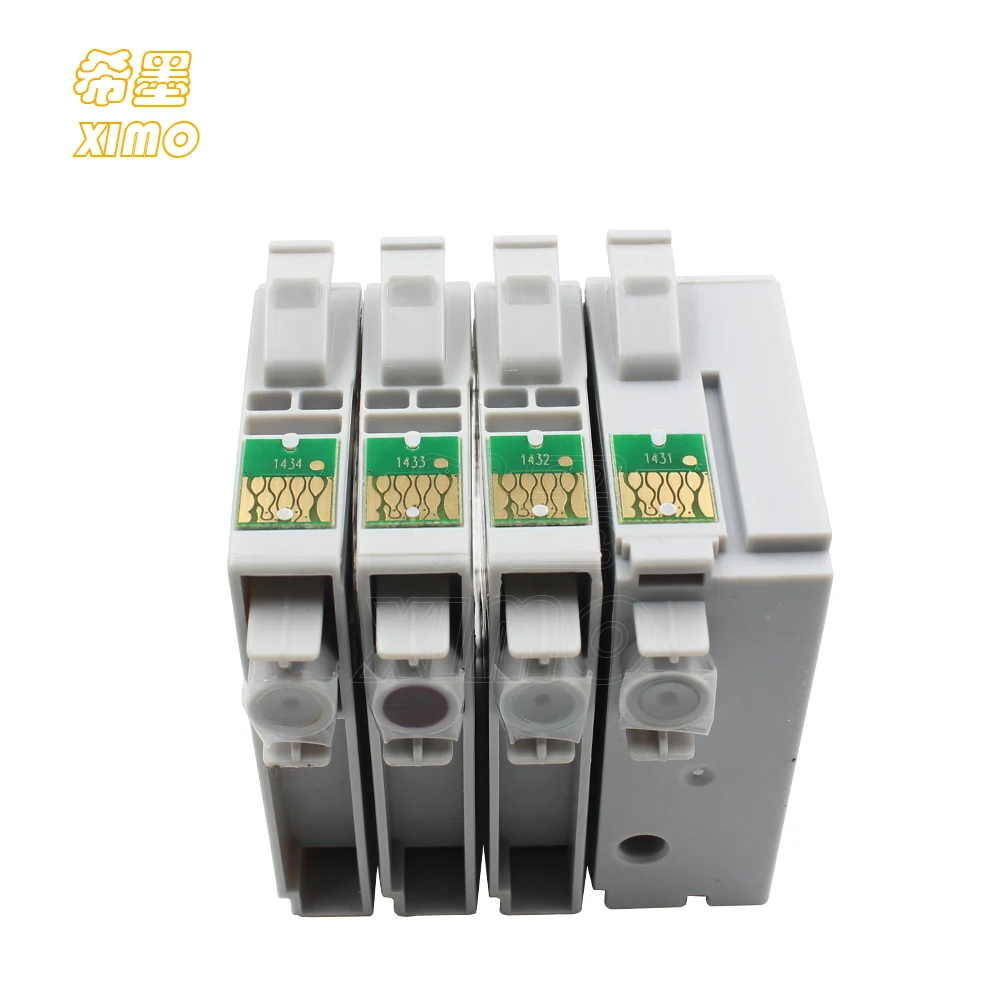 XIMO 2 BK чернильный картридж совместимый T431 для принтера Epson WF 7018/7011/7511/7521/WF 3531/3011