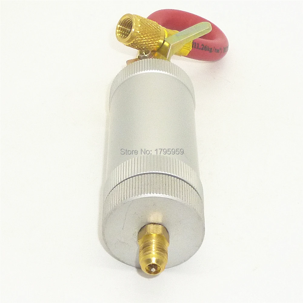 1/4SAE 134a 2 oz инжектор масла R134A R12 R22 автомобиль A/C масло и краситель в линии с 1/4