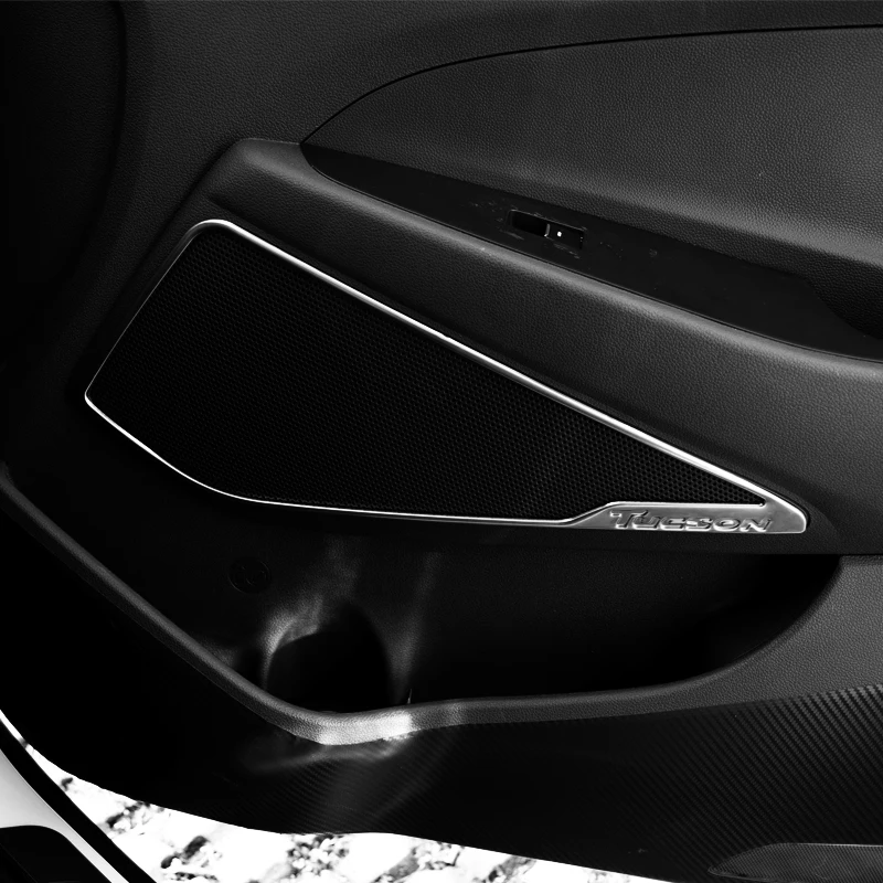 Нержавеющая сталь для Hyundai Tucson 2015 2016 2017 2018 Автомобильная дверь динамик аудио