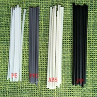 high quality plastic welding rod pp pe abs pvc ppr plastic products black and white automobile bumper welding