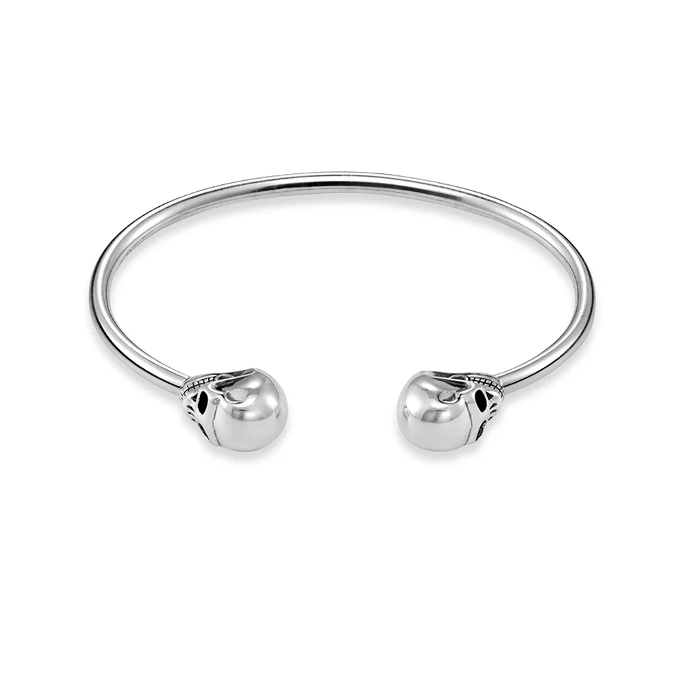 Серебряные браслеты и с черепами бусинами в стиле панк Томаса 2018 ювелирные