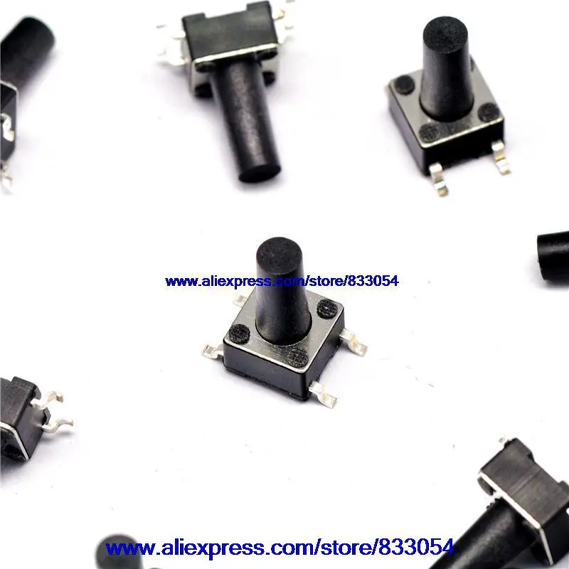 6 * 11 мм SMD такт 4PIN микро-переключатель переключатель 200 шт. |